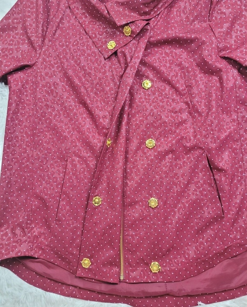 [402] Chico'spink Polka Dot Jacket - image 5